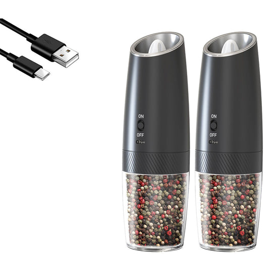 Gravity Electric Salt Pepper Grinder Set Salt Pepper Grinder Set