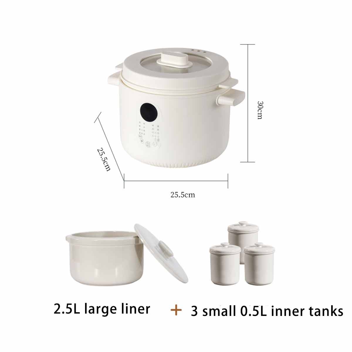 Electric stew pot, fully automatic household electric stew pot-Ecoappstore