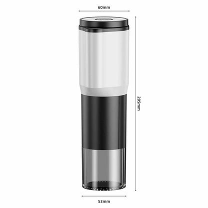 Portable electric coffee bean grinder with adjustable fine to coarse settings-Ecoappstore