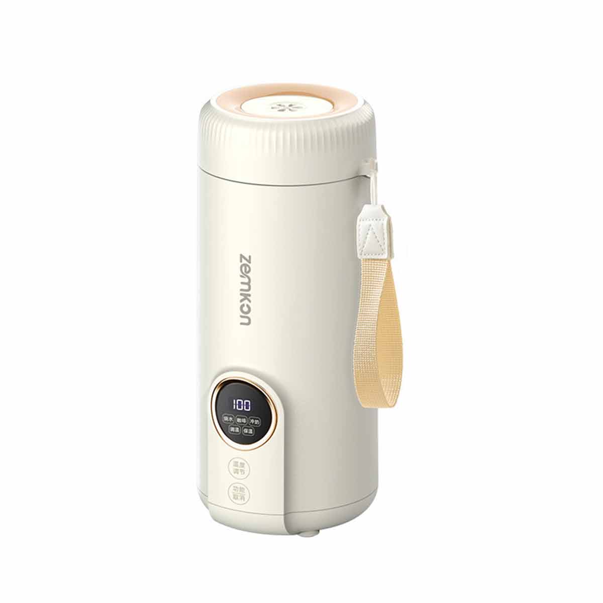 Multifunctional portable hot water cup with smart touch screen, home handheld kettle