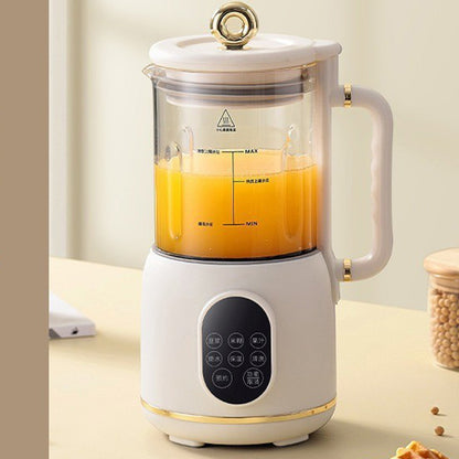 Silent cooking blender with soundproofing hood, silent hot and cold blender