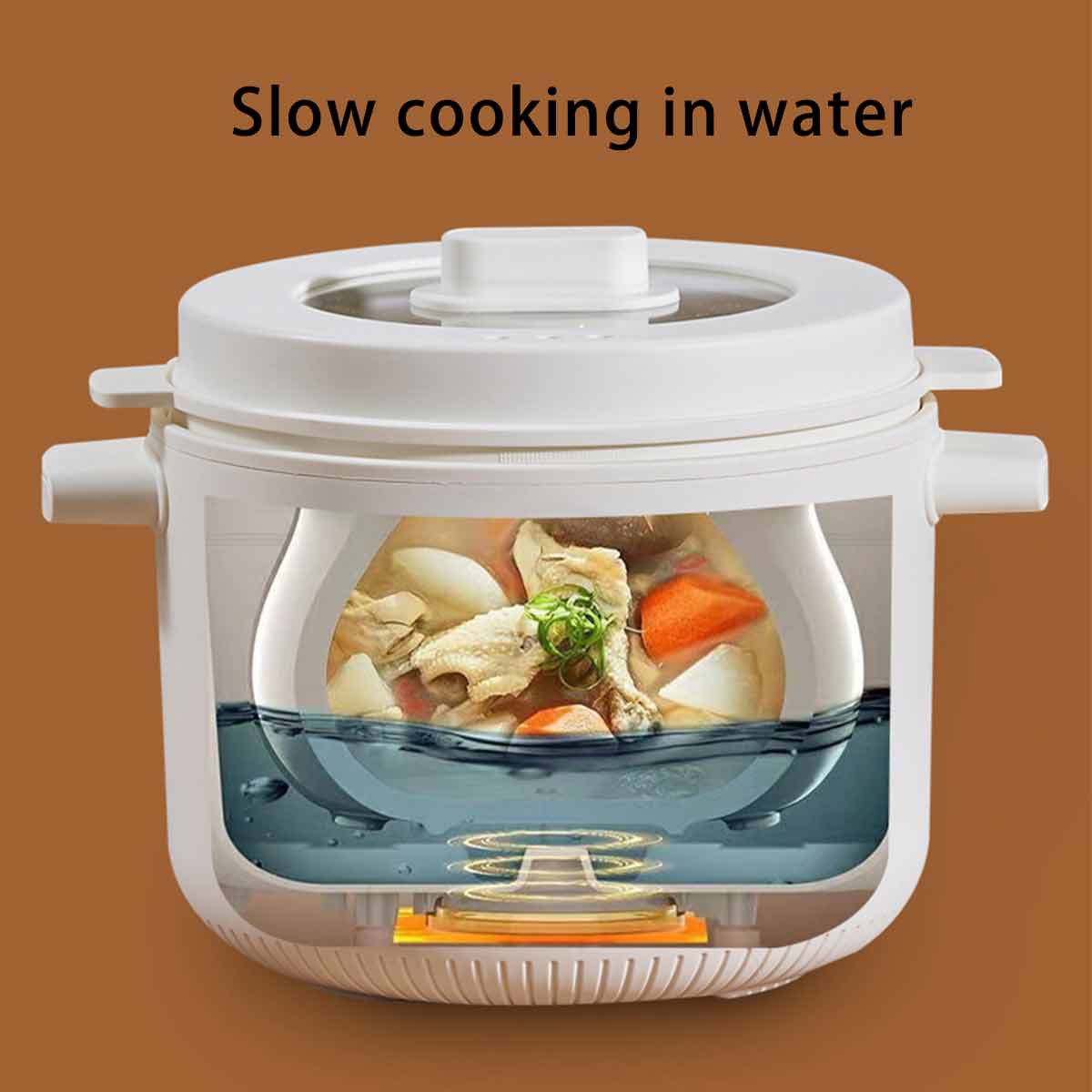 Electric stew pot, fully automatic household electric stew pot-Ecoappstore