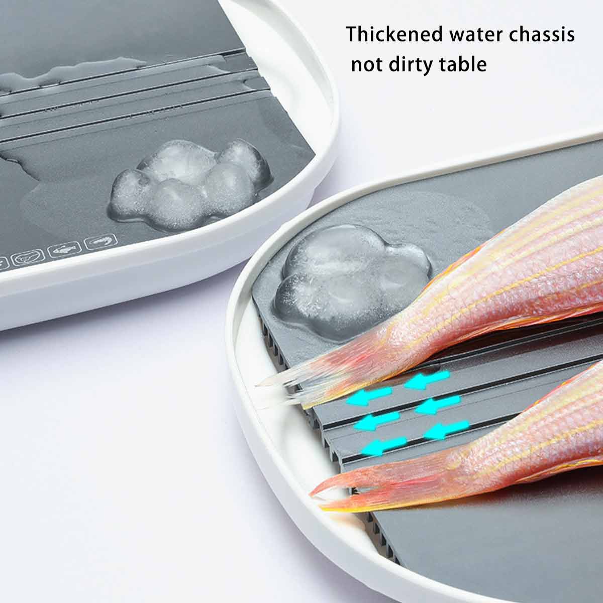 Frozen meat thawing tray, kitchen thawing plate, electric spray thawing device thawing tray