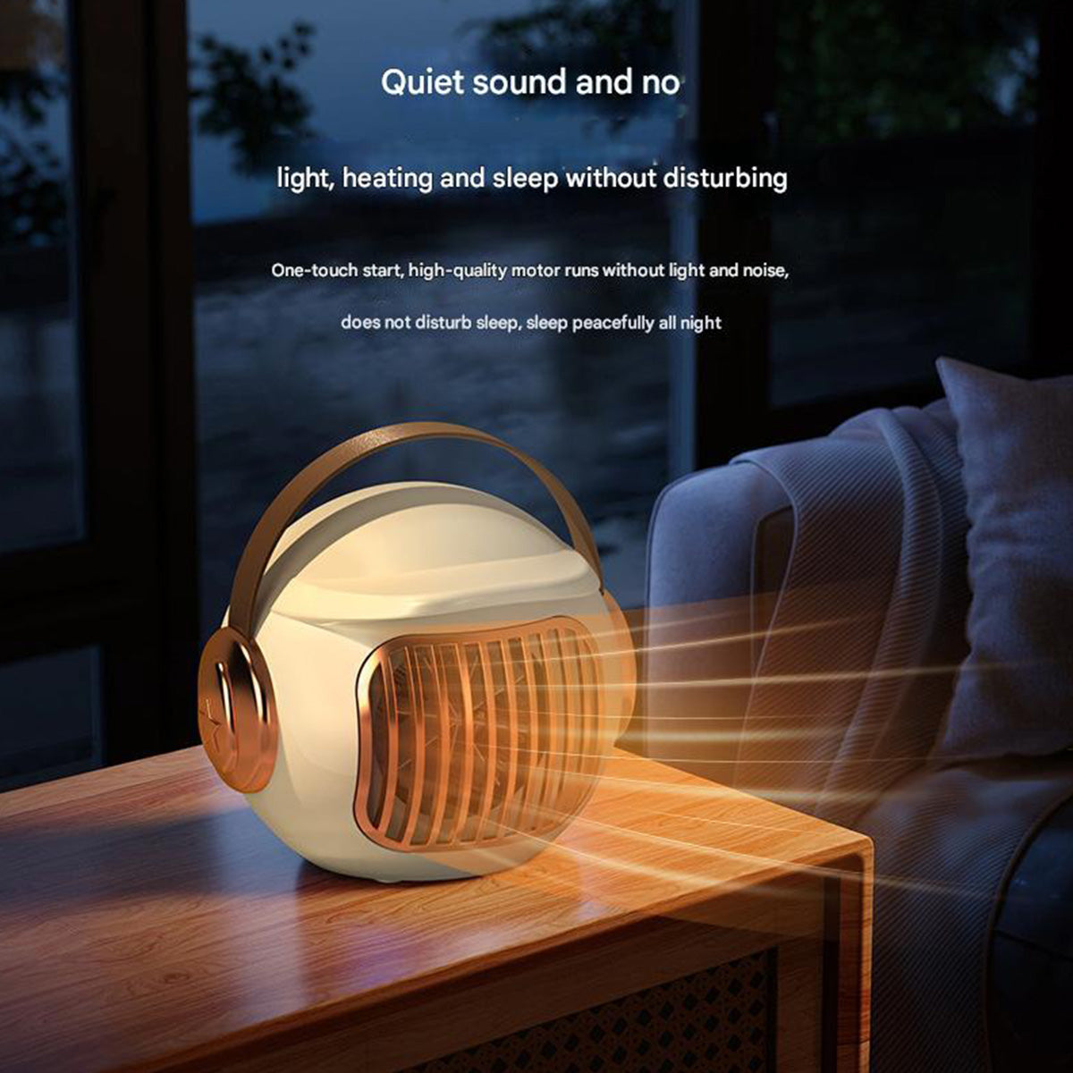 Round Space Heater, Indoor Convenient Energy Saving Electric Heater-Ecoappstore