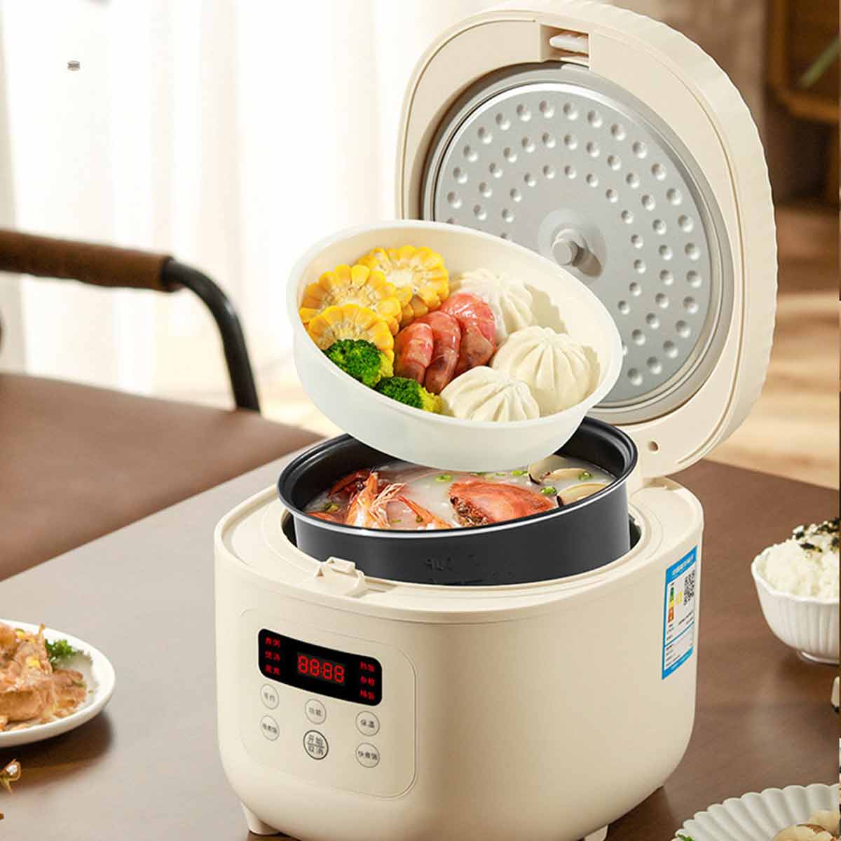 Rice Cooker, Portable Travel Steamer-Ecoappstore