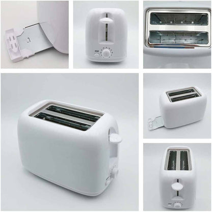 Retro Toaster, 2 Slice Bread Toaster, 6 Functions-Ecoappstore