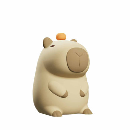 Silicone Capybara Night Light, Portable USB Rechargeable Capybara Touch Light