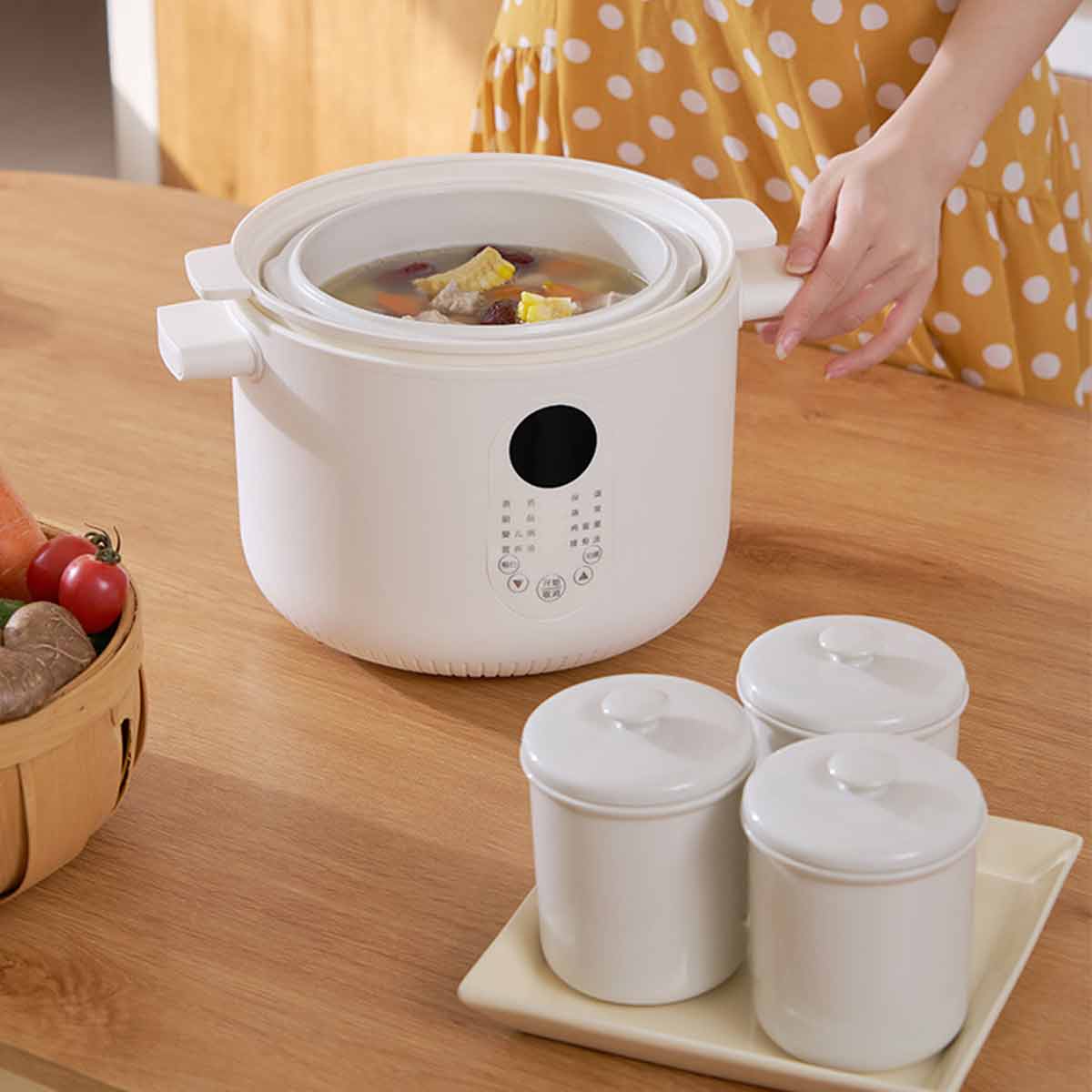 Electric stew pot, fully automatic household electric stew pot-Ecoappstore