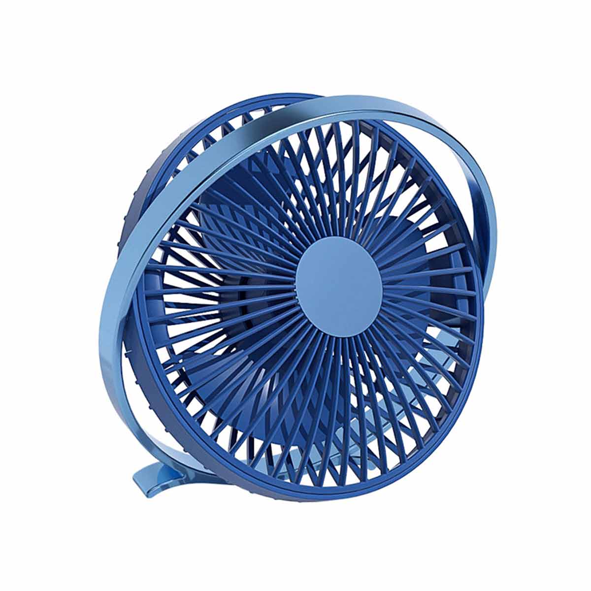 Mini table fan 2-speed adjustment, silent, strong air volume portable cooling fan