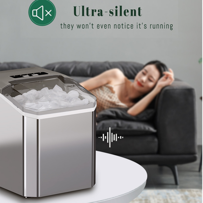 Countertop Ice Maker,  Self-Cleaning Ice Maker