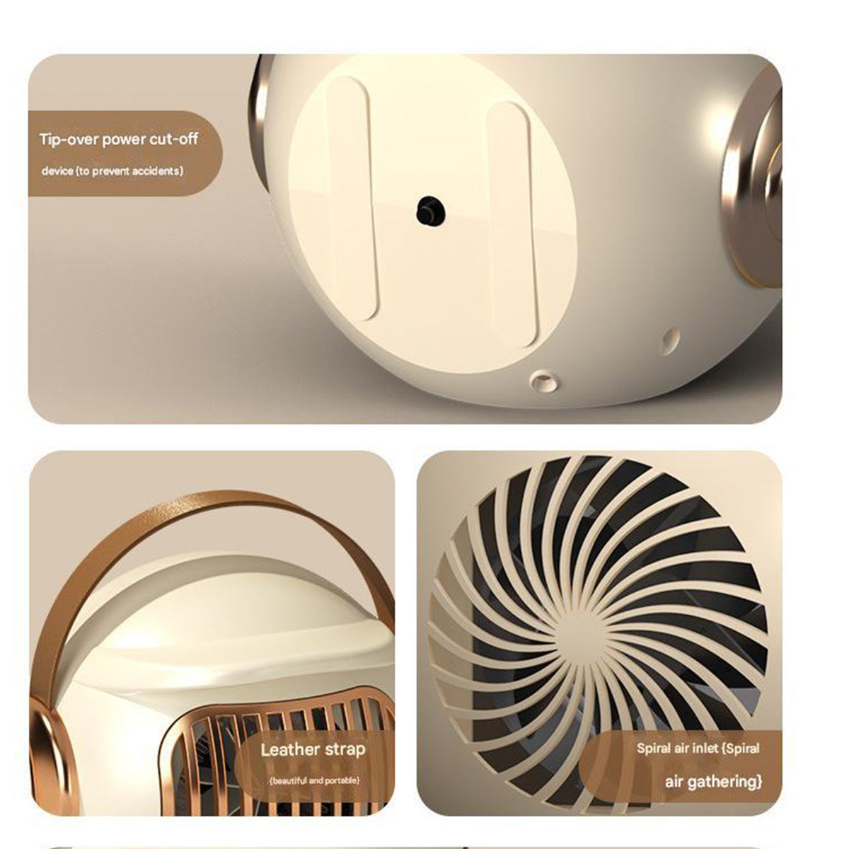 Round Space Heater, Indoor Convenient Energy Saving Electric Heater-Ecoappstore