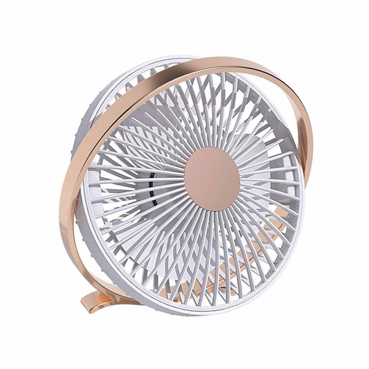 Mini table fan 2-speed adjustment, silent, strong air volume portable cooling fan