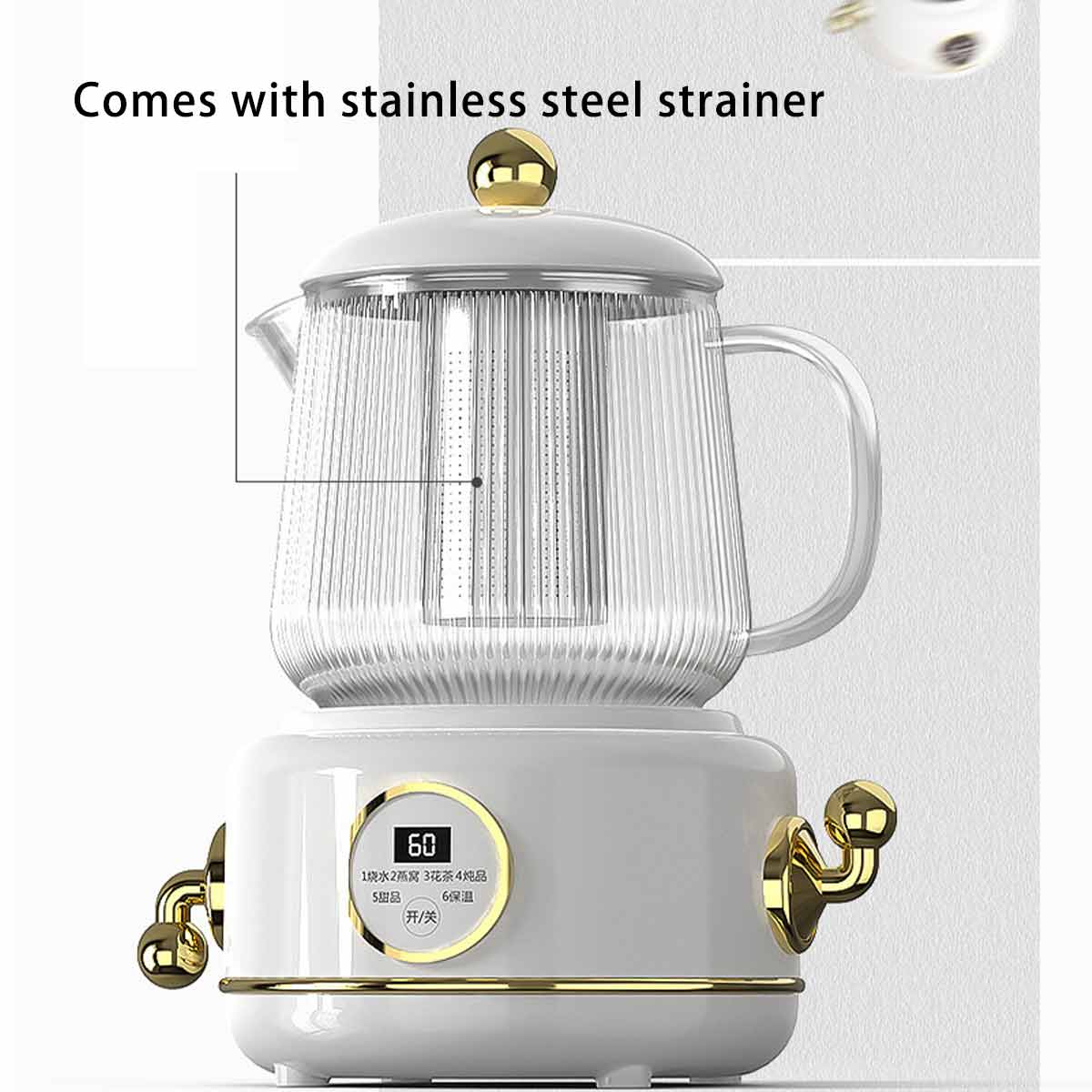 Small electric kettle 600 ml, 6 temperature settings